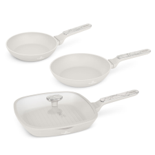 BERLINGER HAUS BH-8399 Sahara Marble Collection 3 részes Serpenyő szett - Krém, Márvány edény