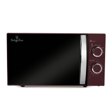 BERLINGER HAUS BH/9682-KL Mikrohullámú sütő mechanikus 700W 20L Bordó mikrohullámú sütő