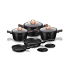 BERLINGER HAUS Black Rose 10 részes edénykészlet (BH-8168)