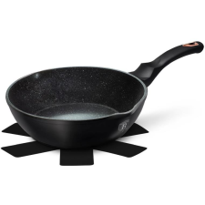 BERLINGER HAUS Black Rose Collection Márvány bevonatos mély serpenyő, 24 cm (BH-6184) edény