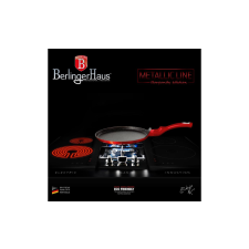 BERLINGER HAUS Burgundy Metallic Indukciós palacsintasütő 25 cm-es (BH-1272) edény