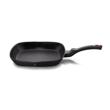 BERLINGER HAUS Grill serpenyő márvány bevonattal 28cm BLACK ROSE COLLECTION edény