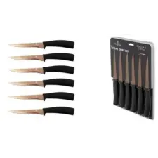 BERLINGER HAUS Metallic Rosegold Line steak késkészlet BH-2613 kés és bárd