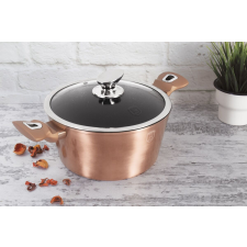 BERLINGER HAUS Rose gold Metallic Indukciós lábas 28 cm-es (BH-1516) edény