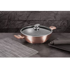  Berlinger Haus Wok +Fedő 30Cm Rose Gold BH-7100 edény
