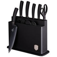 Berlingerhaus Black silver Collection késkészlet állványban - 11 db (BH-2492) konyhai eszköz