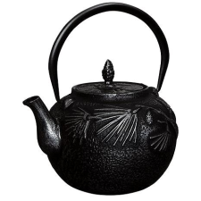 Berlingerhaus Öntöttvas teáskanna, 0,8 l, fekete vízforraló és teáskanna