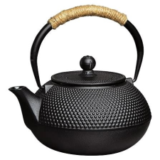 Berlingerhaus Öntöttvas teáskanna, 1,2 l, fekete vízforraló és teáskanna