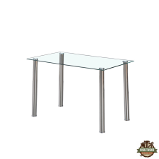  Berna 120 cm szögletes üveg étkezőasztal bútor