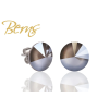 Berns Dots fülbevaló matt szürke színű Berns eredeti európai® kristállyal