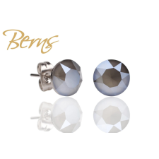 Berns Dots fülbevaló matt szürke színű Berns eredeti európai® kristállyal fülbevaló