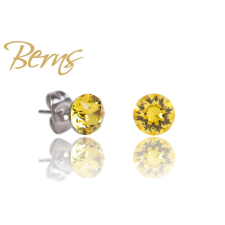 Berns Dots fülbevaló sárga színű Berns eredeti európai® kristállyal fülbevaló