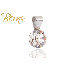 Berns Nemesacél medál kristály színű eredeti európai® kristállyal medál