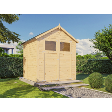 Bertilo Sylt kerti faház 180 cm x 175 cm Natúr FSC kerti tárolás