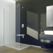 Besco AVEO walk-in zuhanyfal 110x195 cm (AV-110-195-C) kád, zuhanykabin