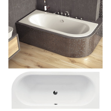  Besco AVITA slim 150x75 asszimetrikus balos kád kád, zuhanykabin