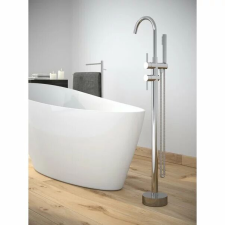  Besco Illusion padlóra szerelhető kádcsaptelep, fényes króm csaptelep