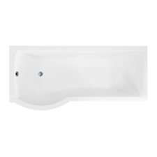 Besco INSPIRO aszimmetrikus kád balos 150×80/70 cm, kádparavánnal (WAI-150-NLE) kád, zuhanykabin