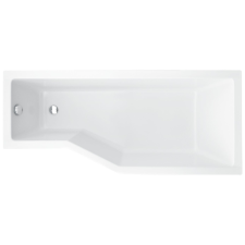 Besco INTEGRA aszimmetrikus akril kád, jobbos, 150x75 cm, 0160 kád, zuhanykabin
