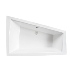  Besco INTIMA duo slim kád 170x125 asszimetrikus jobbos kád kád, zuhanykabin