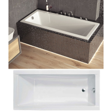  Besco MODERN slim 160x70 egyenes akril kád kád, zuhanykabin
