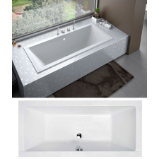  Besco QUADRO slim 190x90 egyenes akril kád kád, zuhanykabin
