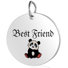  Best Friend (legjobb barát) pandás medál lánccal vagy kulcstartóval nyaklánc