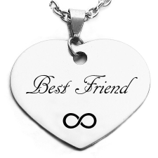 Best Friend végtelen medál láncra, vagy kulcstartóra (többféle) medál