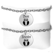 Best friends baglyos páros karkötő karkötő