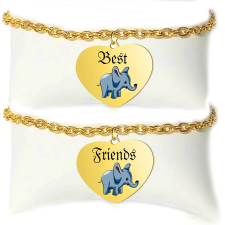 Best friends elefántos páros karkötő karkötő