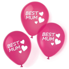 Best Mom Ever, Legjobb anya léggömb, lufi 6 db-os party kellék