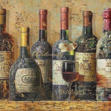 Best Wines papírszalvéta 33x33cm,20db-os asztalterítő és szalvéta