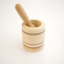  BestOn 00088 Mozsár natúr 9 cm konyhai eszköz