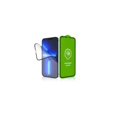 Bestsuit Flexible Hybrid Glass 5D edzett üveg fekete szegéllyel iPhone 16 Pro Max mobiltelefon kellék