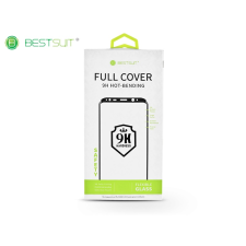 Bestsuit Samsung G975U Galaxy S10+ hibrid rugalmas edzett üveg képernyővédő fólia - Bestsuit 9H Flexible Glass 3D Fullcover - fekete mobiltelefon kellék