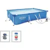 Bestway® Bestway Amalfi Steel Pro fémvázas medence vízforgatóval 300 x 201 x 66 cm
