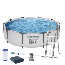 Bestway Bonaire Superior Fémvázas medence, kiegészítőkkel 107x427cm (FFA668) medence