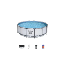 Bestway Calabria fémvázas medence szett vízforgatóval 457x122 cm medence