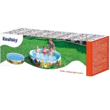 Bestway : Dínós merevfalú medence - 183 x 38 cm - Egyéb medence