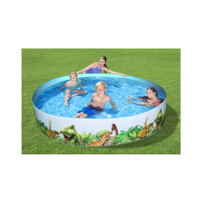 Bestway Dinoszaurusz mintás merevfalú gyerekmedence 244x46cm medence