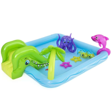 Bestway felfújható medence – akvárium, 2,39 x 2,06 x 0,86 m medence
