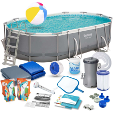 Bestway fémvázas medence szett 488 x 305 x 107 cm 56448 medence