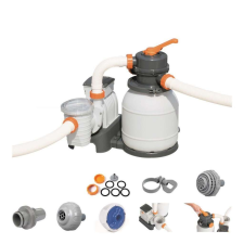 Bestway Flowclear 58497 homokszűrő szivattyú, 5678 L / h teljesítmény, medencékhez medence kiegészítő