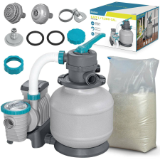 Bestway Homokszivattyú 8327 l/h bestway 58499 + homok 25kg medence kiegészítő
