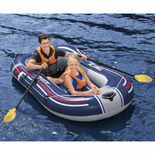 Bestway Hydro-Force kék felfújható csónak evezőkkel és pumpával hajó és csónak