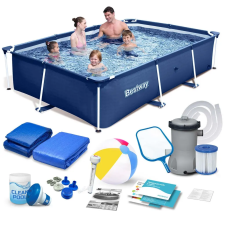 Bestway Keretes kerti medence 259x170x61 cm 15 az 1-ben készlet Bestway 56403N medence