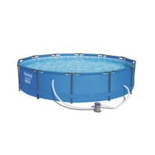 Bestway Maui fémvázas medence szett 3, 66mx 76cm 56416, szürke-fehér medence
