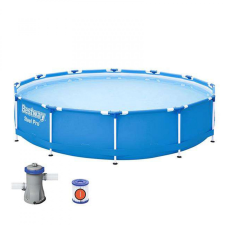 Bestway Merevfalú medence vízforgatós szűrővel - 366 x 76 cm - 6473 liter (DA00136) medence