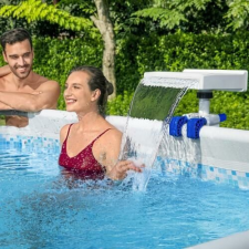 Bestway Relaxáló LED vízesés színváltó FFH 148 (58619) medence kiegészítő