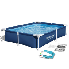 Bestway Steel Pro 221x150x43cm Fémvázas medence, javító készlettel medence
